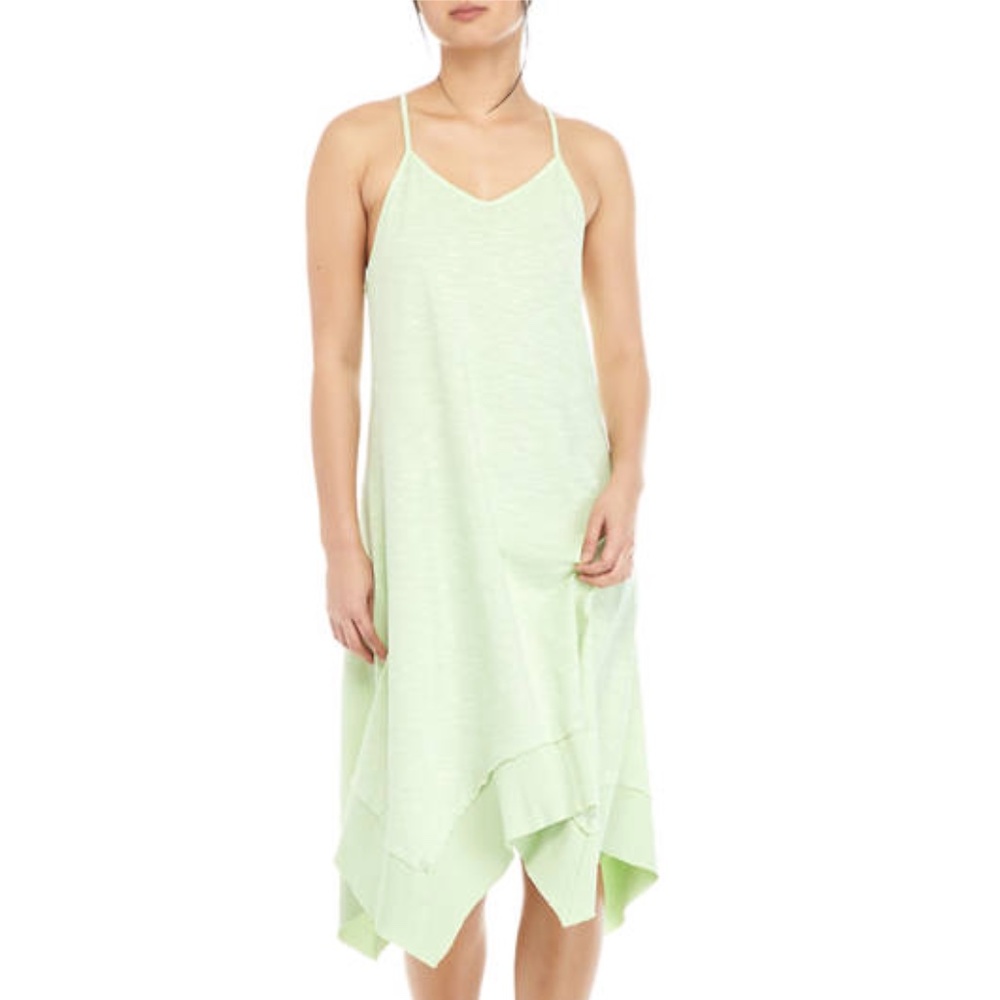 Mint Layered Tank Dress